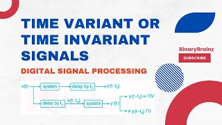 Time Variant or Time Invariant Signals  Digital Signal Processing  DSP Lecture  Bangla [upl. by Alekim]