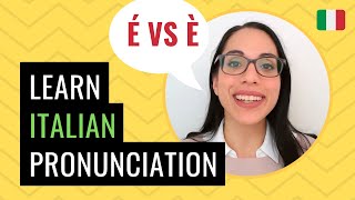 CLOSED E vs OPEN E vowel sound  LEARN ITALIAN [upl. by Llib]