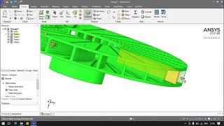 Ansys SpaceClaim Rotary Disc Brake Design [upl. by Fidel]