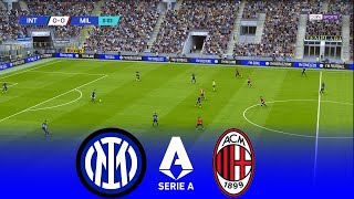 LIVE 🔴 INTER vs MILAN  Serie A 20242025 Italy Derby della Madonnina  eFootball Gameplay [upl. by Attolrahc299]