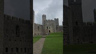 Caernarfon Castle view one of the most Beautiful in Wales Caernarfon Wales [upl. by Esinert522]