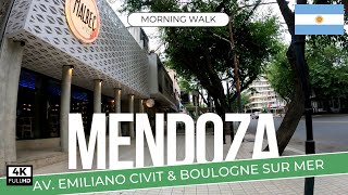 Av Civit amp Boulogne Sur Mer  Mendoza Argentina  City walking tour [upl. by Hort]