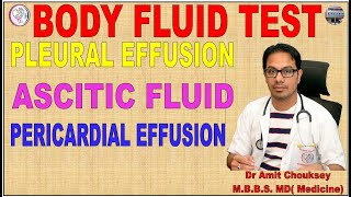 BODY FLUID TEST [upl. by Eda]