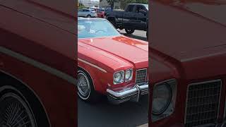 Oldsmobile Delta 88 Royale Red Convertible Classic Car Drive By Woodward Dream Cruise 2023 [upl. by Ketty]