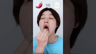 Candy Vs Chilli Sauce Eating Challenge kindness help humanity shortvideo [upl. by Krause335]