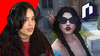 Valkyrae Reacts to NoPixel GTA RP Clips [upl. by Phelia]