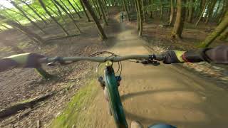 Greenhill Bikepark  Fidlock  Blind ride clearing all gaps [upl. by Nemajneb382]