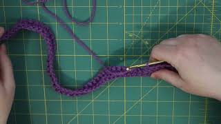 Stitch Tutorial Herringbone Double Crochet [upl. by Renie]