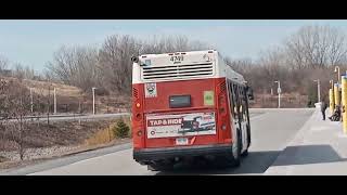 OC Transpo bus 4749 a 2020 Nova Bus LFS 4th generation low floor bus SCRAP part 2 of 2 [upl. by Aplihs]