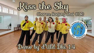 KISS the SKY  Choreo Haejung Choi KOR  Demo by d’Uld Dki 14  Line Dance  Uld Dki [upl. by Showker]