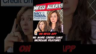 shorts No more Credit Limit Increase on Navy Federal App nfcu credit creditcard creditlimit [upl. by Terryl]