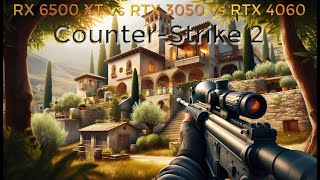 CounterStrike 2  RX 6500 XT vs RTX 3050 vs RTX 4060  Ryzen 5 8600G [upl. by Rebna]