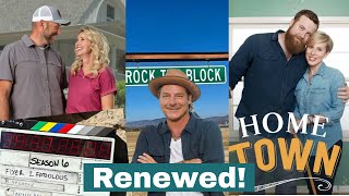 HGTV Shows Renewed for 2025 From Fixer to Fabulous to Home Town hgtv [upl. by Laamak]