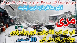 Murree Snowfall 2023 weather forecast Ayubia live snowfall murree today Nathiagali live snowfall [upl. by Saxena727]