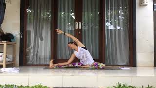 40 Minute Prenatal Yoga Flow  First Trimester [upl. by Kilan931]