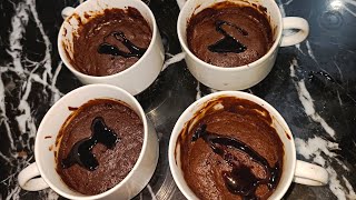 How to make a chocolate mug cake without a microwave in just 3 minutes Simple recipe  cakerecipe [upl. by Kiyoshi]