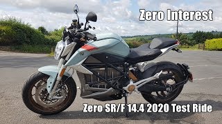 Zero SRF 144 2020 Electric Motorcycle Test Ride [upl. by Gahan]