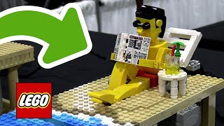 6 Amazing LEGO Mechanical Motion Scenes [upl. by Ataga]