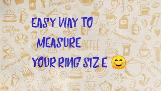 How to measure ring size in Bangla [upl. by Refinnaej3]