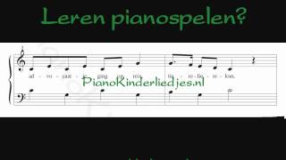 Advocaatje ging op reis  piano [upl. by Mudenihc]