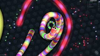 Slitherio HOW HOW HOW LUCKY Slitherio Gameplay [upl. by Edie932]