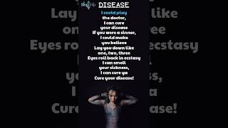 Lady Gaga  Disease Lyrics disease ladygaga lyrics song singsnip songlyrics newmusic [upl. by Auqemahs]