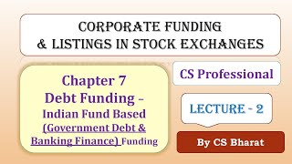 Bank Finance amp Types of Fund based credit facilities  Chapter 7 Debt Funding Lecture 2 csbharat [upl. by Phalan]