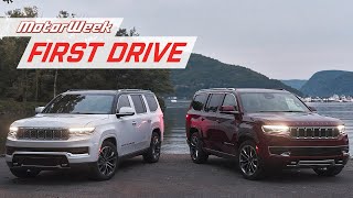 2022 Jeep Wagoneer amp Grand Wagoneer  MotorWeek First Drive [upl. by Holcman]