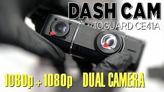 Dash Cam Toguard CE41A Dual Channel 1080p  1080p  Great value camera  Discount Inside [upl. by Ynnij]