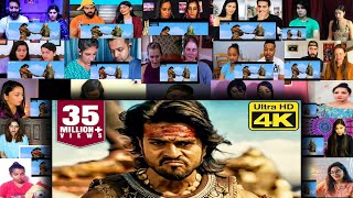 MAGADHEERA  100 Soldier Fight Scene REACTION  Ramcharan Fight Scene Mixed Mashup [upl. by Santoro138]