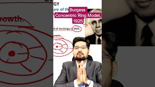 Burgess Concentric Zone Model Internal Structure of Cities shorts [upl. by Eical]