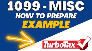 How To Prepare Form 1099 MISC Using Turbo Tax [upl. by Nitsrek]