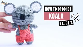 296  Koala Amigurumi Free Pattern 14  How To Crochet Amigurumi Forest Animals  AmiSaigon [upl. by Treblah]