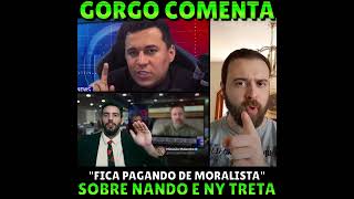 Gorgo crítica Nando Moura 👀🔥 gorgonoid polemica nandomoura renatocariani treta musculaçãogym [upl. by Erreid]