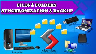 Files and Folders Backup amp Synchronization with Allway Sync  MultiDevice Solutions [upl. by Aerua]