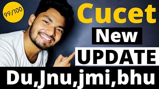 CUCET UPDATE TODAY DU JNU BHU AMU JMI Etc [upl. by Annaerb275]