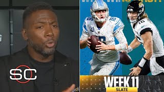 quotJared Goff will tear apart Trevor Lawrences defensequot  ESPN preview NFL Week 11 Lions vs Jaguars [upl. by Amaryl]