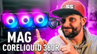 Review 🥶🥶 MSI MAG CORELIQUID 360R 🥶🥶 El PRIMER ❗❗ Sistema de refrigeración líquida de la marca [upl. by Eiltan]