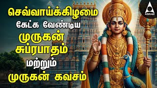 TUESDAY Murugan Suprabatham amp Murugan Kavasam  SPL MURUGAN TAMIL DEVOTIONAL SONGS [upl. by Bibbye694]