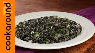 Risotto al nero di seppia tutorial ricetta originale [upl. by Ruddie261]