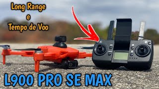 L900 PRO SE MAX long range e tempo de vôo testes em detalhes drone bom e barato para iniciantes [upl. by Wylma]