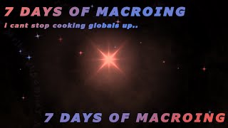 7 DAYS OF MACROING IN SOLS RNG so many GLOBALS [upl. by Nnylyrehc]