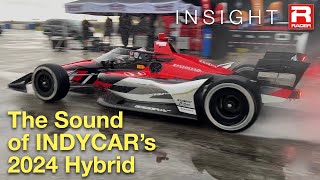 Listen To The Sound of IndyCars 2024 Hybrid Engines [upl. by Rammaj591]