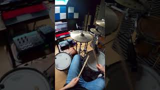 That groove 🔥 drums drummer drumcover [upl. by Rovner990]