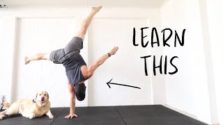 Learn One Arm Handstand Easy StepbyStep Tutorial [upl. by Yadahs]