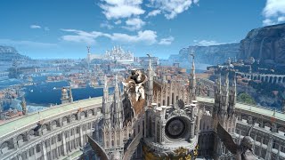 Final Fantasy XV Exploring Altissia with a special Chocobo [upl. by Iadahs]