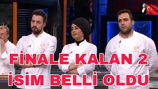 Masterchef Türkiye all star da final 2 isim Kim Oldu Elenen İsimler [upl. by Neelhsa]