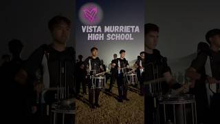 Vista Murrieta High School Show Chunks 2024 drumline marchingband marching [upl. by Claud]