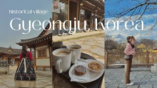 spring in GYEONGJU KOREA  traditional hanok village woljeonggyo bridge amazing food [upl. by Nada879]