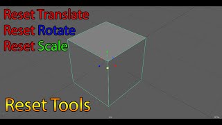 How To Install Reset Tools script in Maya [upl. by Shamma]